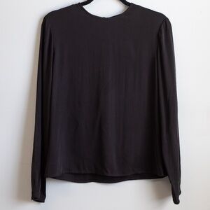 Barry Bricken black silk blend blouse-S
